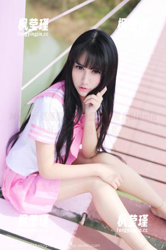 MyGirl美媛馆 - 看原图里的妮儿Bluelabel，纯白得有点透亮。