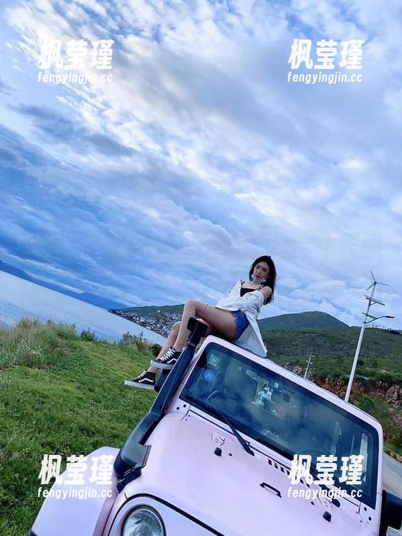微密圈 - 林子琳喵：白裙写真集，下载后别忘记封存哦！