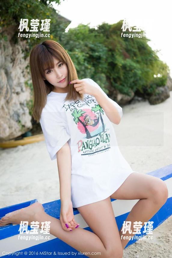 魅妍社-Abby李雅 魅妍社 - Abby李雅牛仔裤写真集,分享一下,这长度和神奇的LINE都在哪?